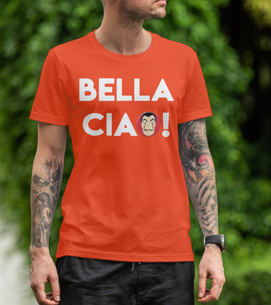 BELLA CIAO Money Heist Mask T-Shirt