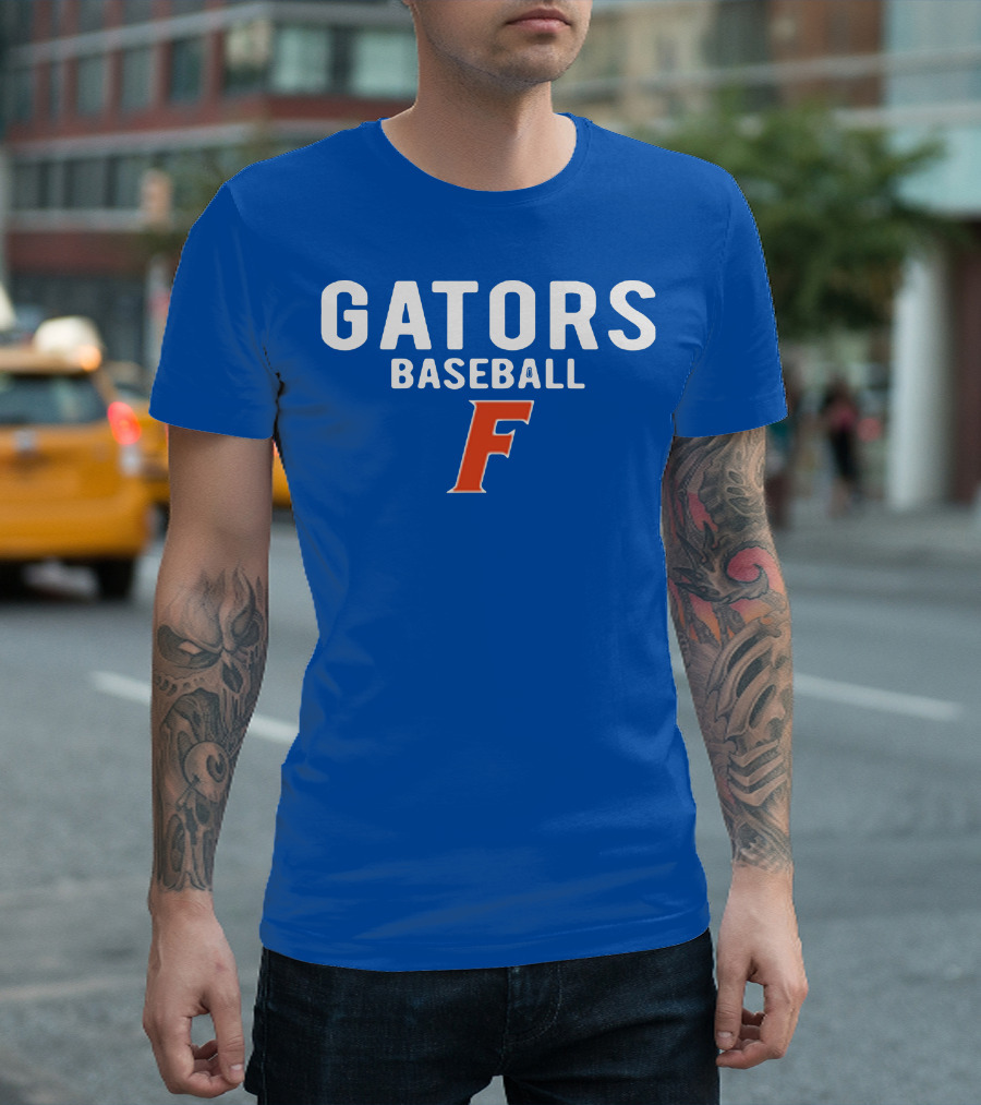 Florida Gators Baseball F Logo Blue T-Shirt