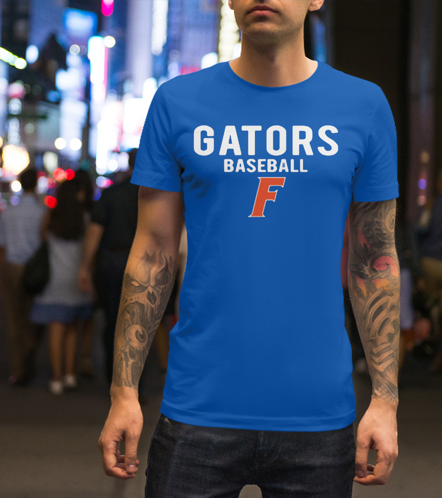 Florida Gators Baseball F Logo Blue T-Shirt