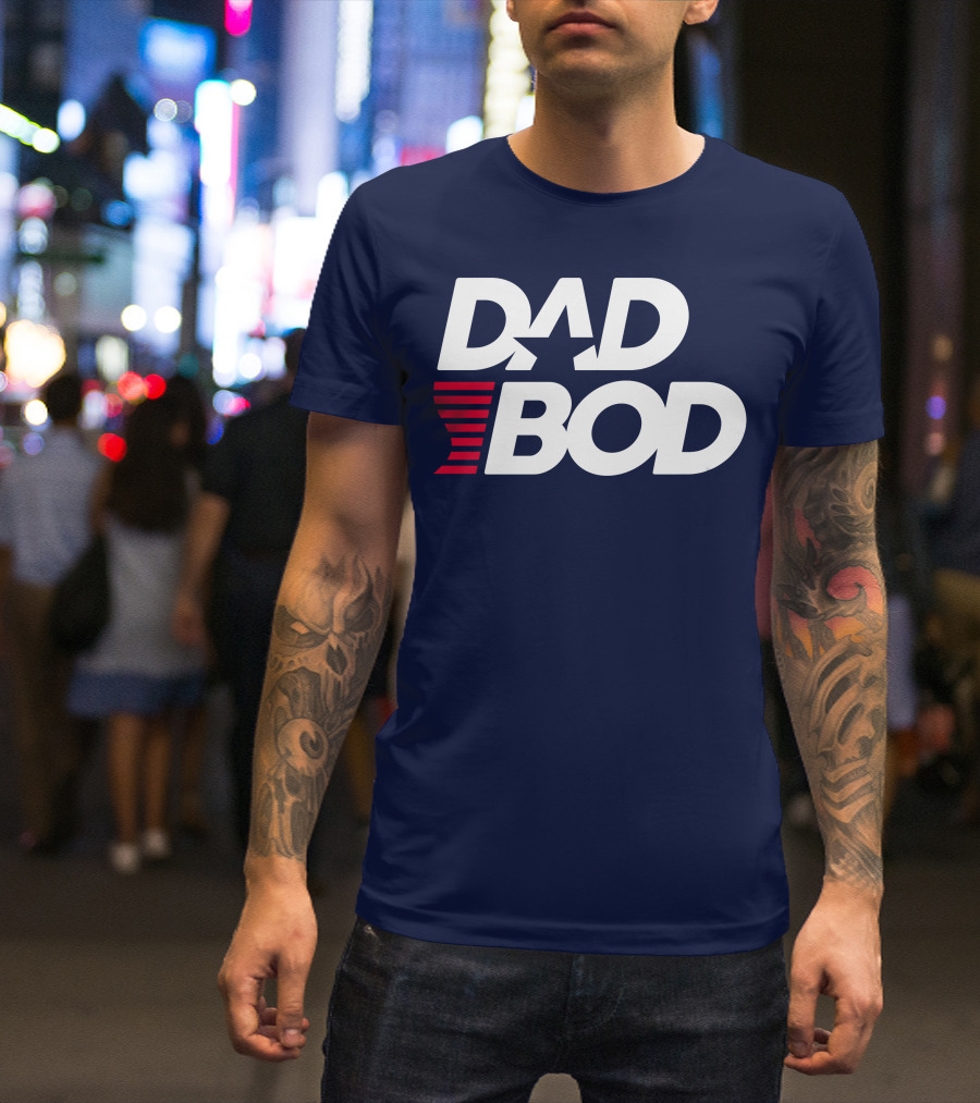 DAD BOD Star Stripes Patriotic T-Shirt