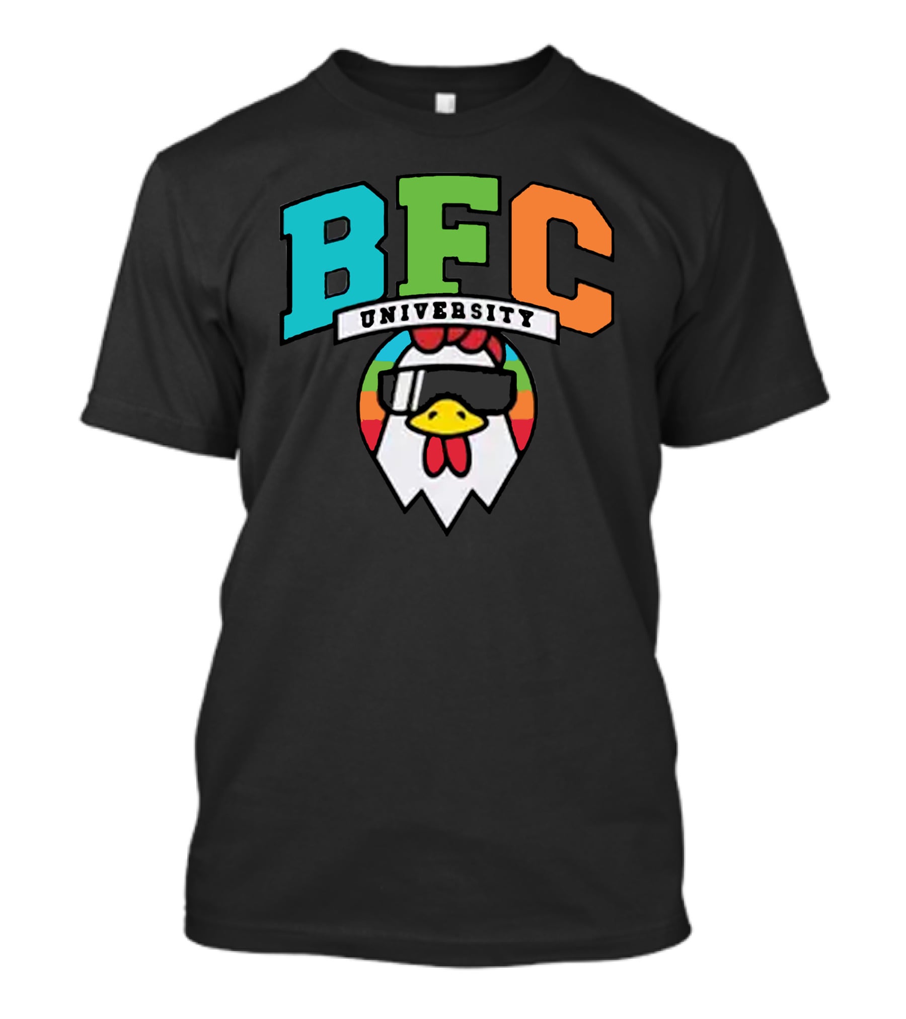 BFC University Chicken Headphones Kyr Sp33dy Merch T-Shirt