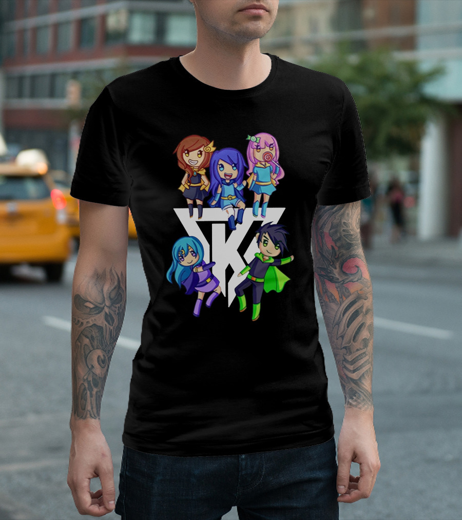 itsfunneh Merch KREW Characters T-Shirt