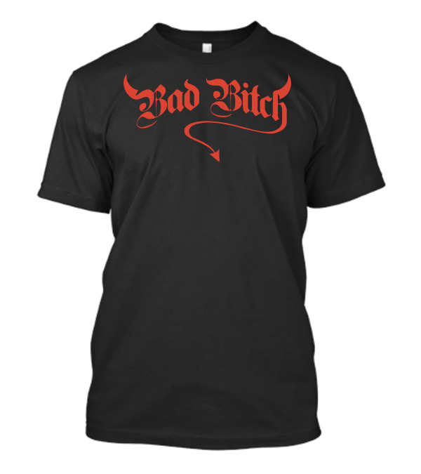 Bad Bitch Nikita Dragun Merch Red Devil Horns And Tail T-Shirt