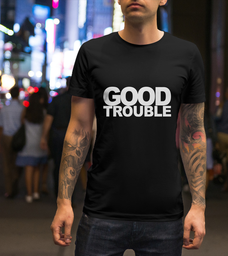 Face Masks John Lewis Good Trouble Iconic T-Shirt
