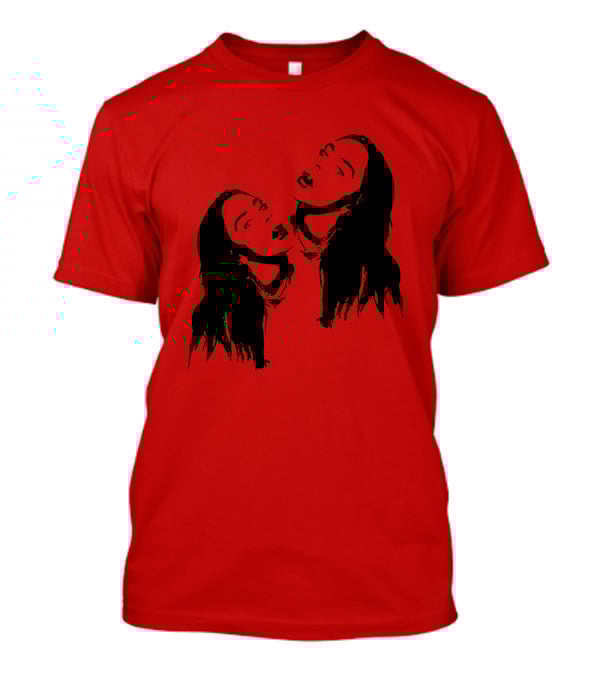 Billie Eilish Merch Stay Home Red Double T-Shirt