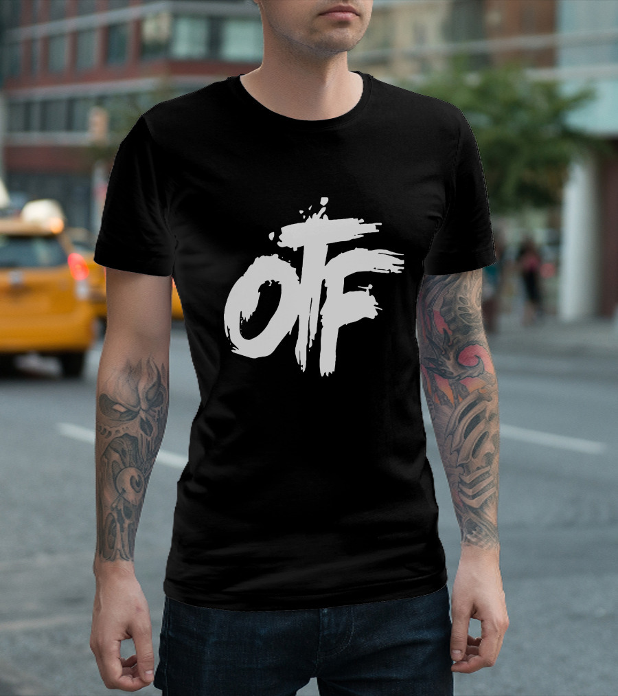Lil Durk Merch OTF White Logo T-Shirt