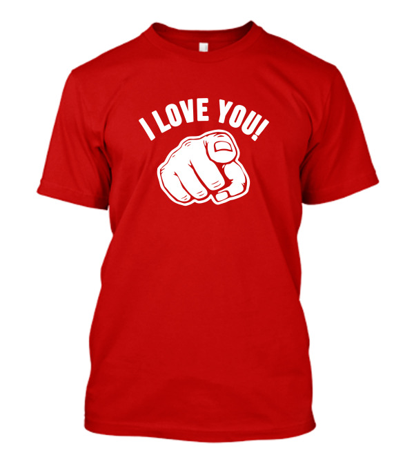 I Love You Fist Motif T-Shirt