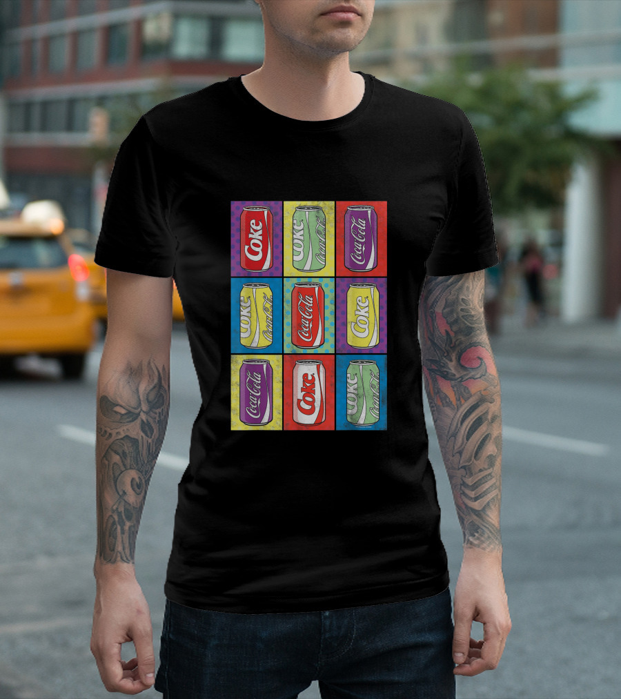 Coke Coca Cola Cans Retro Pop T-Shirt