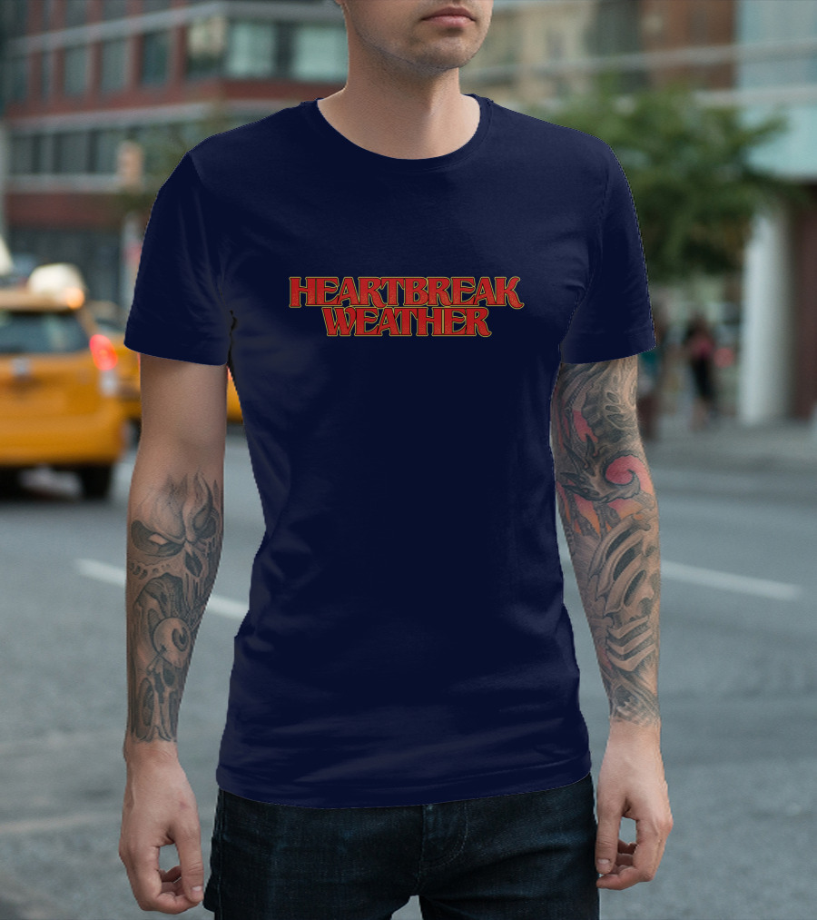 Heartbreak Weather Navy T-Shirt