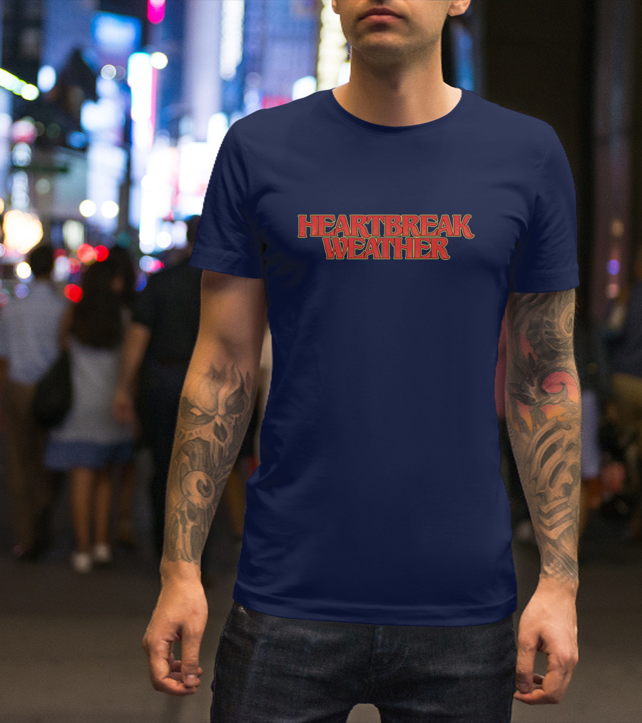 Heartbreak Weather Navy T-Shirt