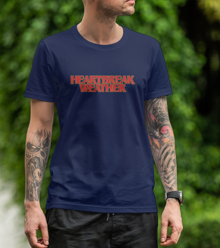 Heartbreak Weather Navy T-Shirt
