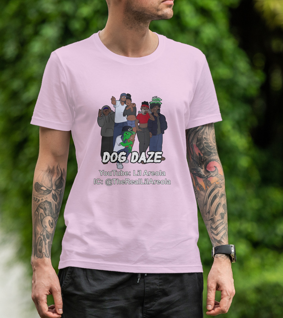 Dog Daze YouTube Lil Areola IC @TheRealLilAreola T-Shirt