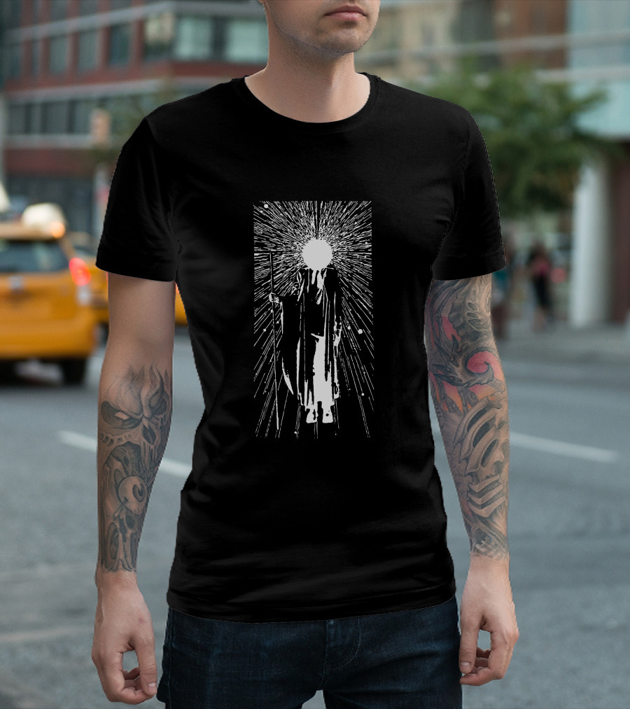 Madeon The Dischead Cosmic Radiance Figure with Staff and Rays T-Shirt