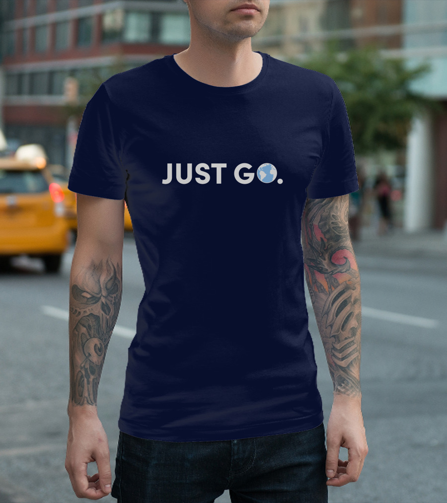 Drew Binsky Shop Just Go Travel Globe T-Shirt