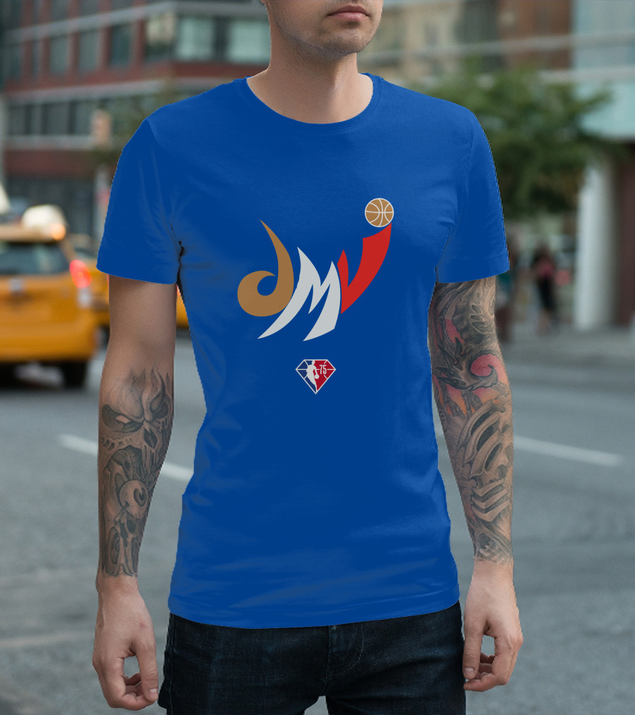 Wizards NBA 75th Anniversary DMV Hoop District Basketball T-Shirt