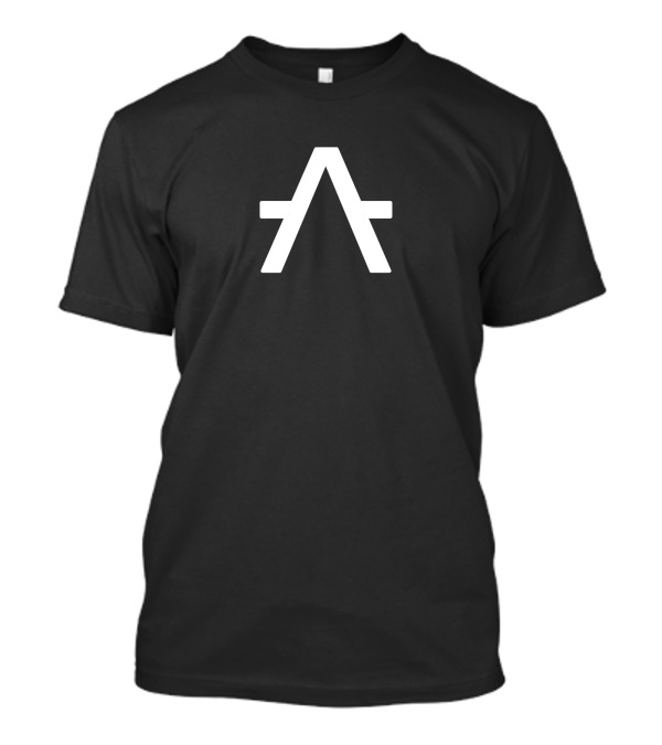 Daniel Azero Aleph Zero Logo Symbol Monochrome T-Shirt