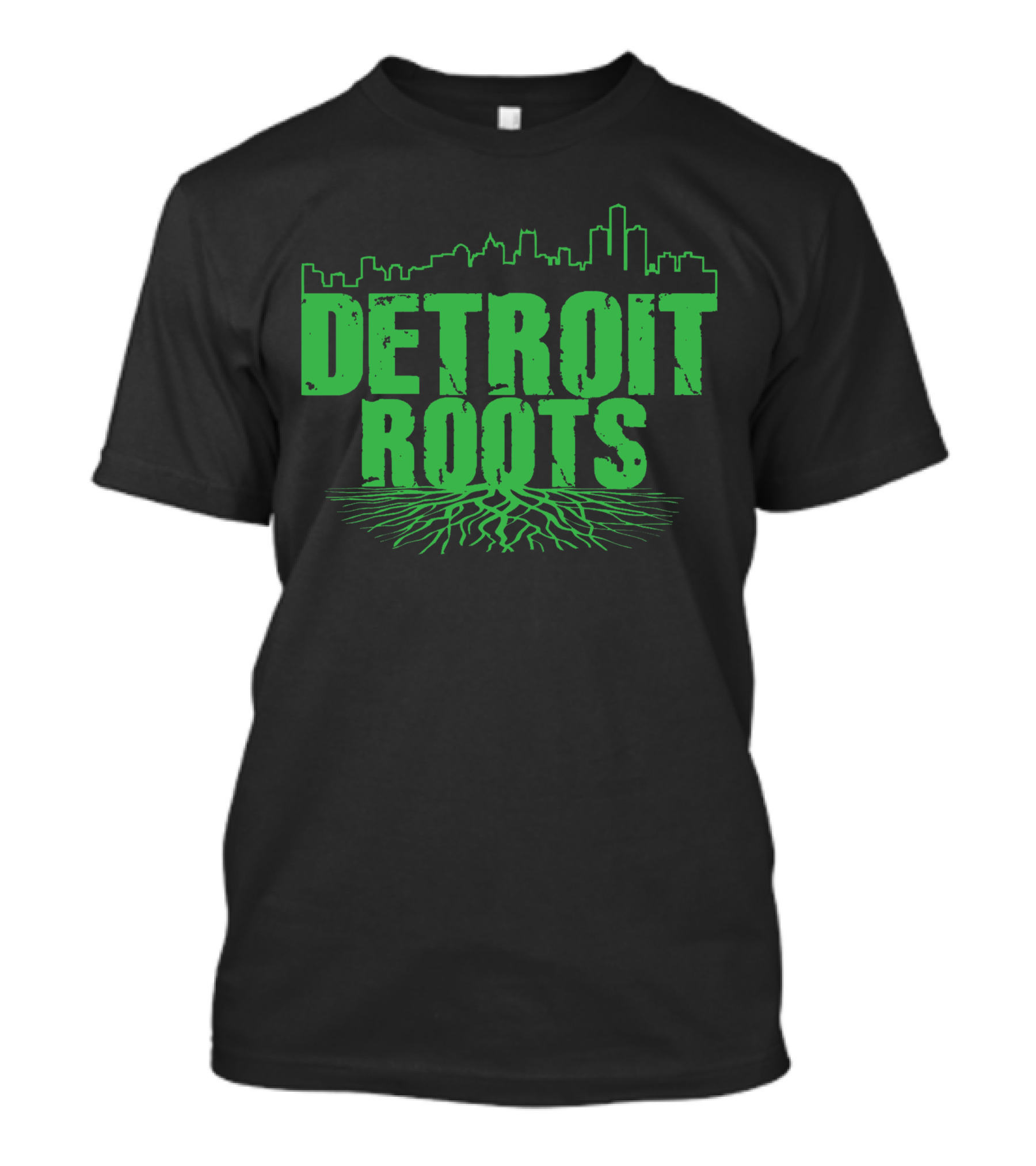 Detroit Roots Skyline Tree T-Shirt