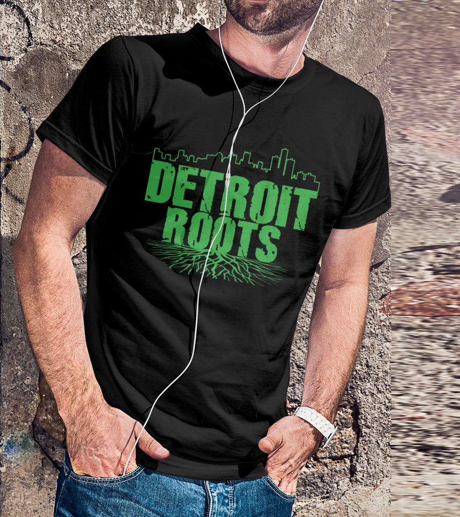 Detroit Roots Skyline Tree T-Shirt