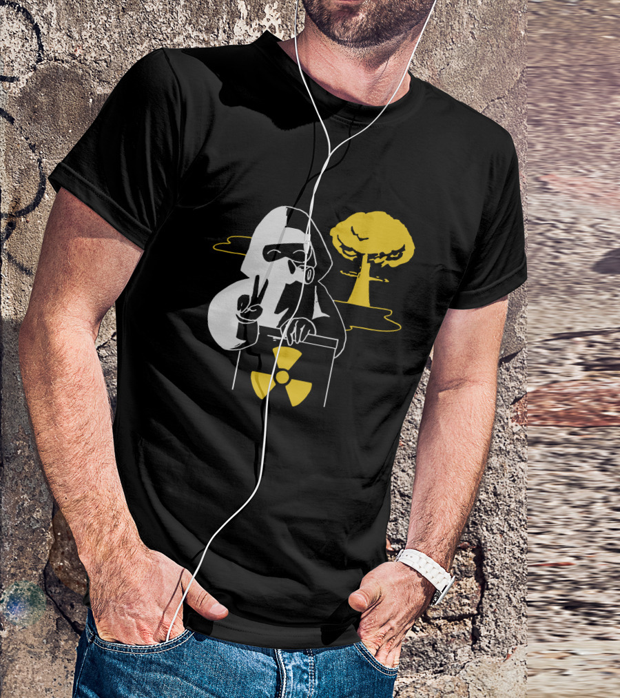 Leafy Merch Peace Sign Radiant Hazard T-Shirt