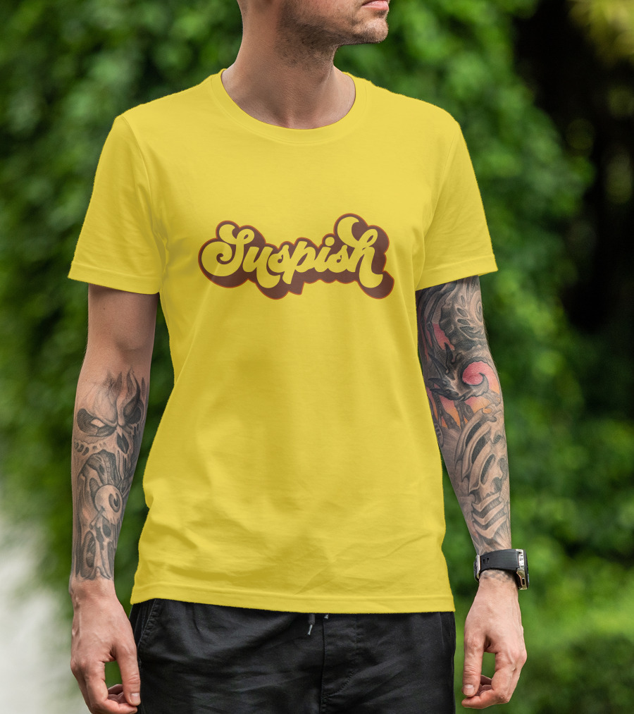 Merchlabs Suspish Stylized Text T-Shirt