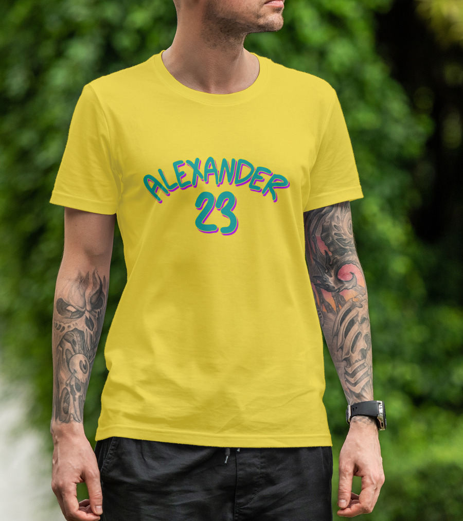 Alexander 23 Merch Spring Yellow T-Shirt