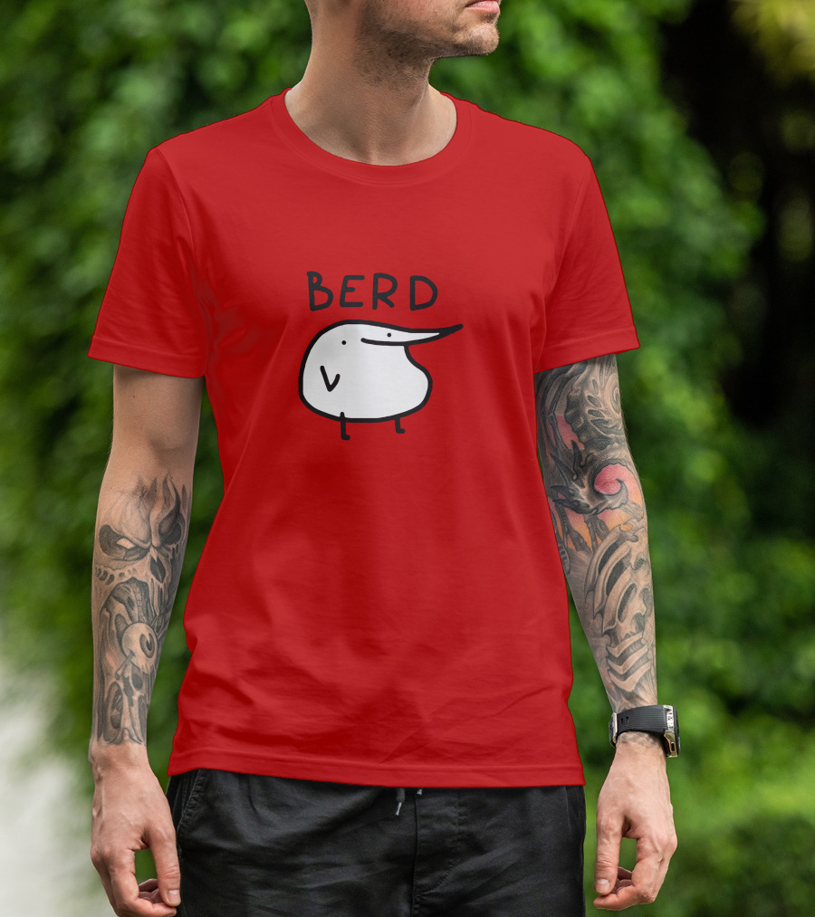 Berd Meme Cartoon Character T-Shirt