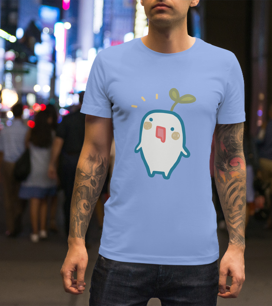 Senpai Market Sprout Superaenbow Kawaii Plant Character T-Shirt
