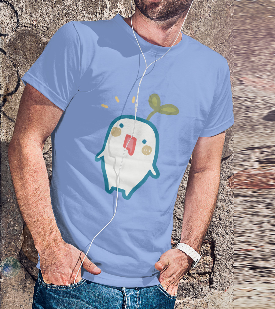 Senpai Market Sprout Superaenbow Kawaii Plant Character T-Shirt