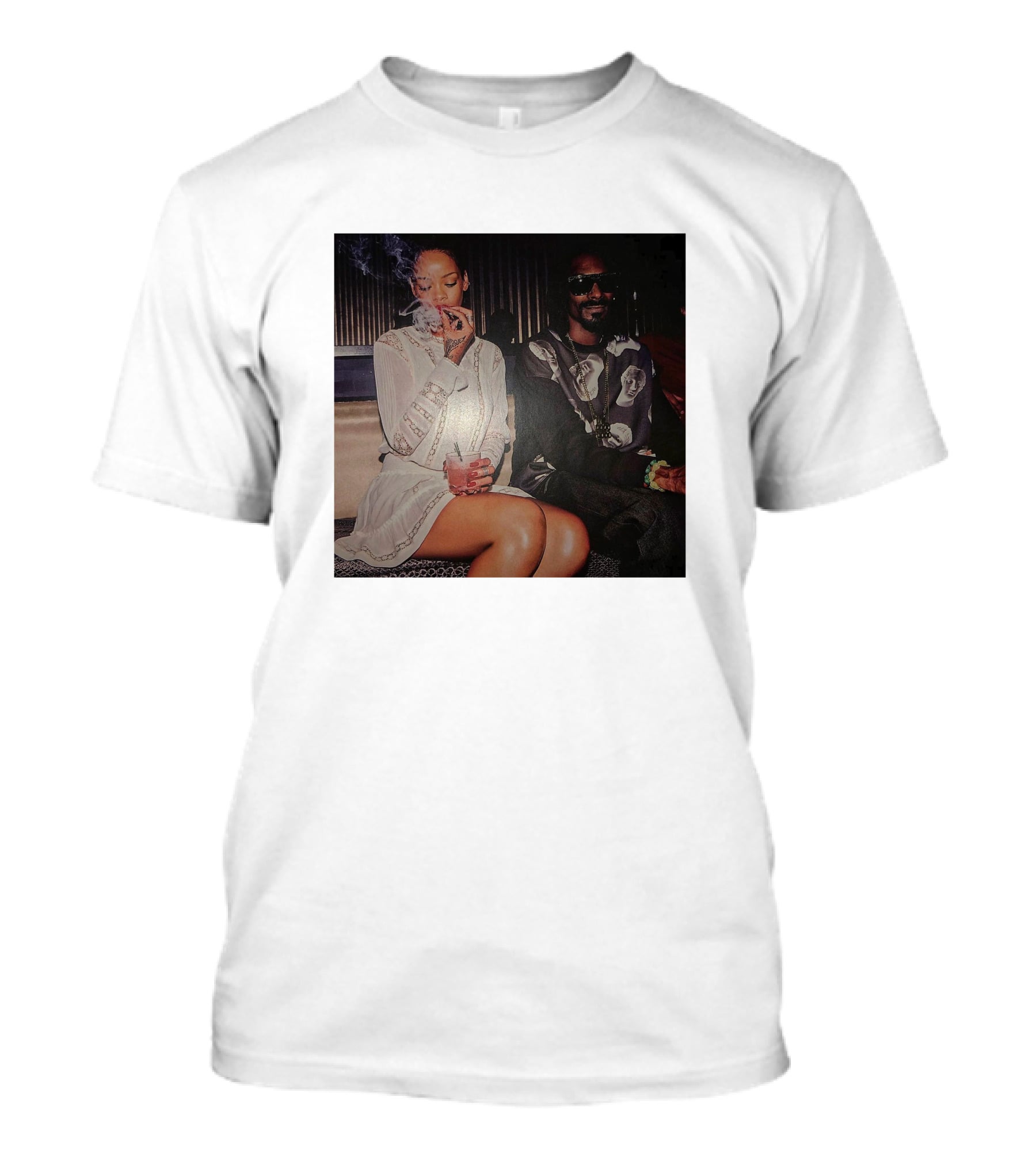 Rihanna Snoop Dogg Fenty Smoky Moment T-Shirt