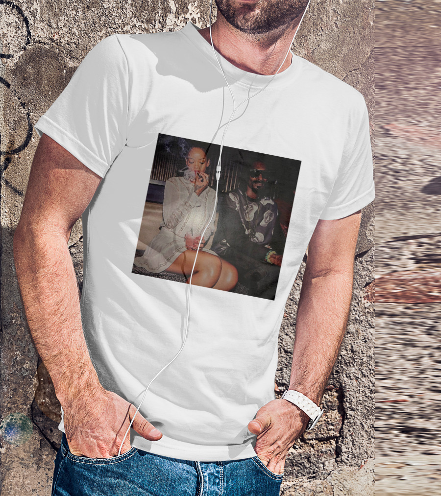 Rihanna Snoop Dogg Fenty Smoky Moment T-Shirt