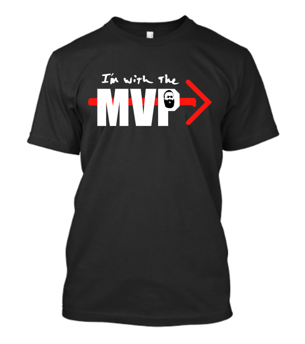 I'm With The MVP J Tucker Arrow T-Shirt