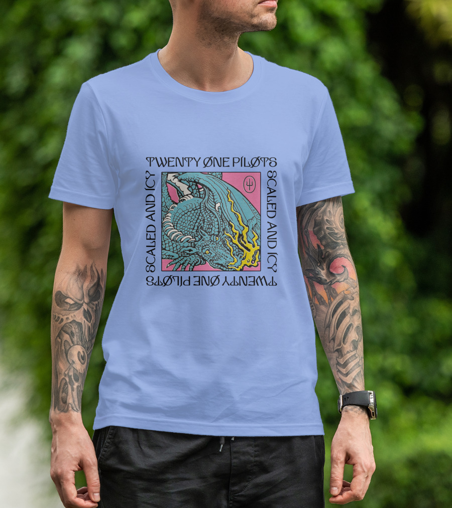 Twenty One Pilots Scaled And Icy Dragon T-Shirt