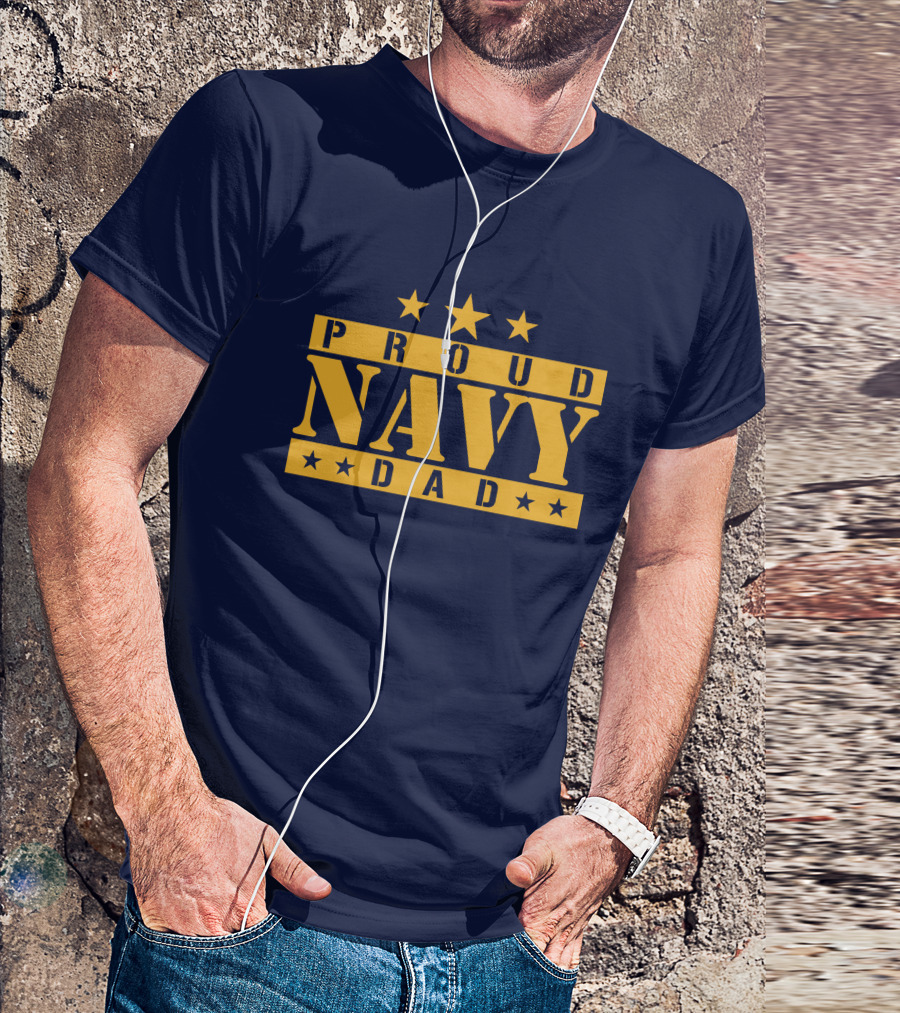 Proud Navy Dad Justmeagain34 T-Shirt