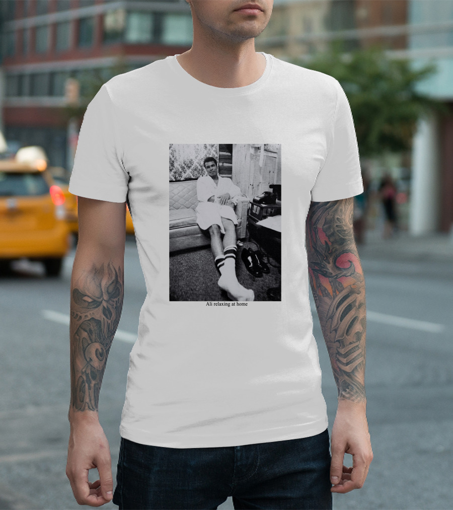 Muhammad Ali Relaxing at Home T-Shirt