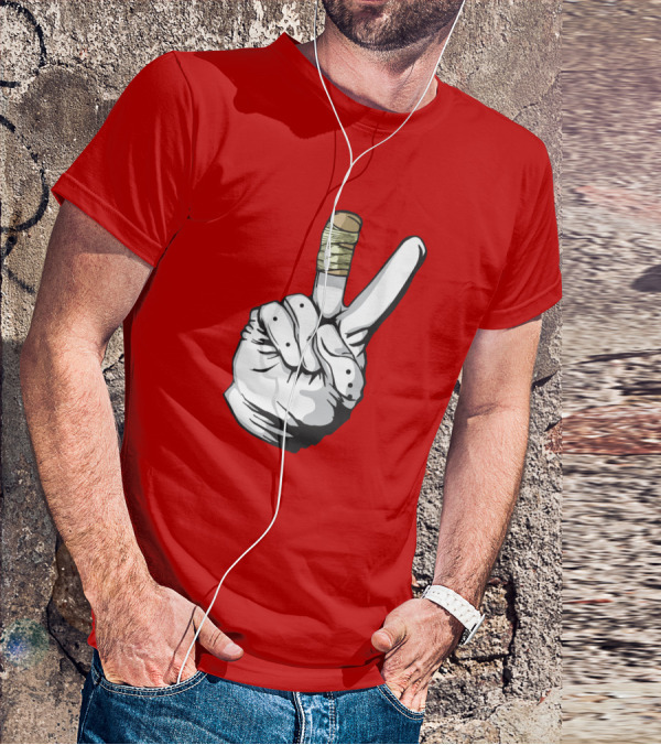 Loose Cannons Ant Man Deuces Victory Hand Samer Ali T-Shirt