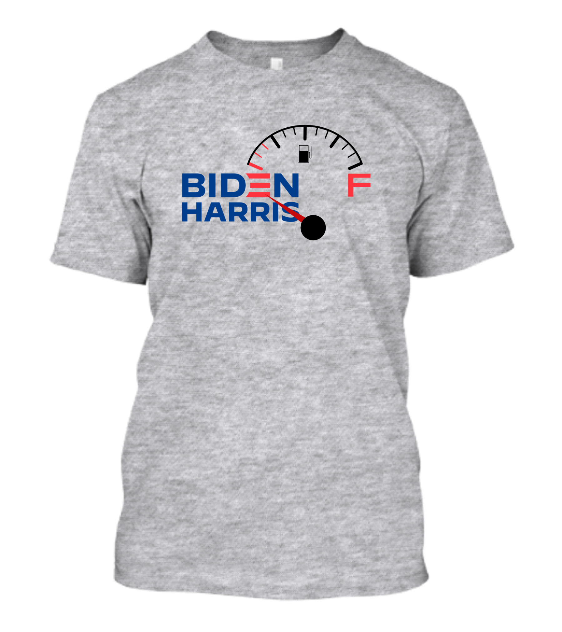 Biden Harris Fuel Gauge On Empty Parody Bringammo Merch T-Shirt