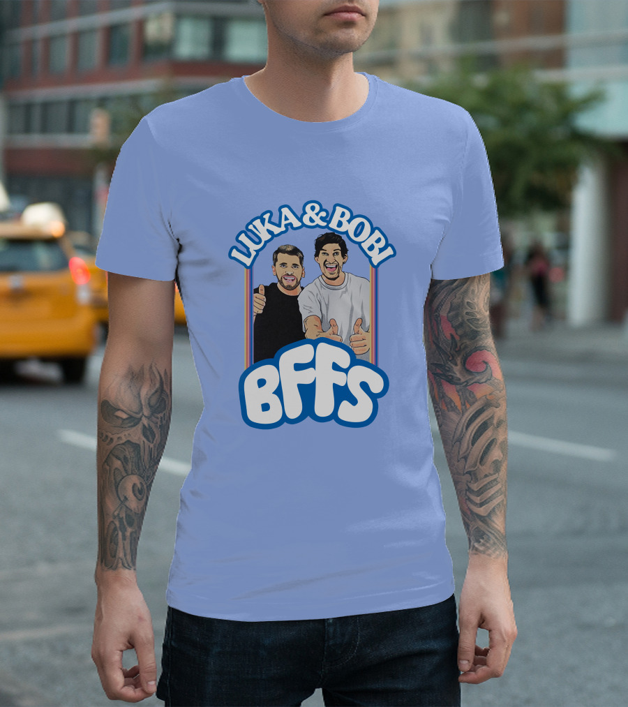 Luka and Bobi BFFs Thumbs Up Retro Style Duo T-Shirt