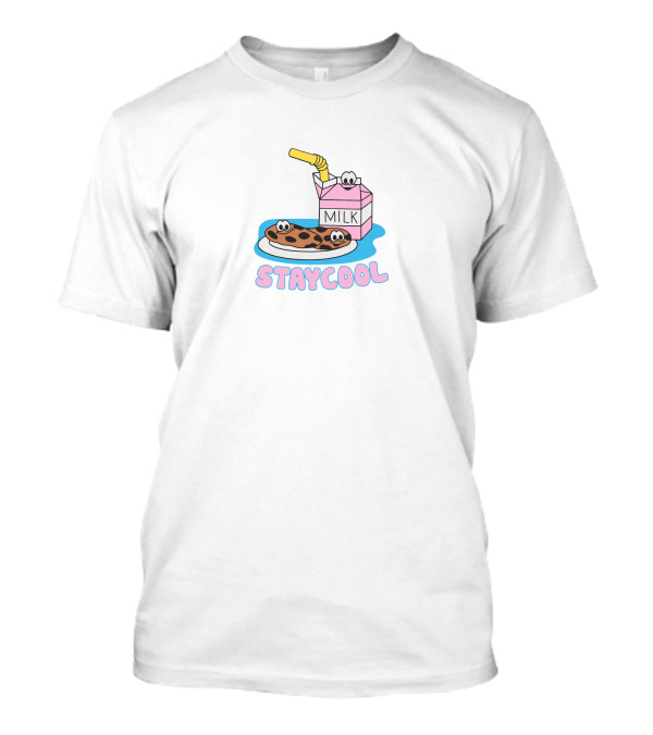 Stay Cool Milk And Cookies Merch T-Shirt