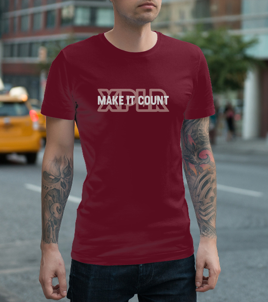XPLR Merch Make It Count T-Shirt