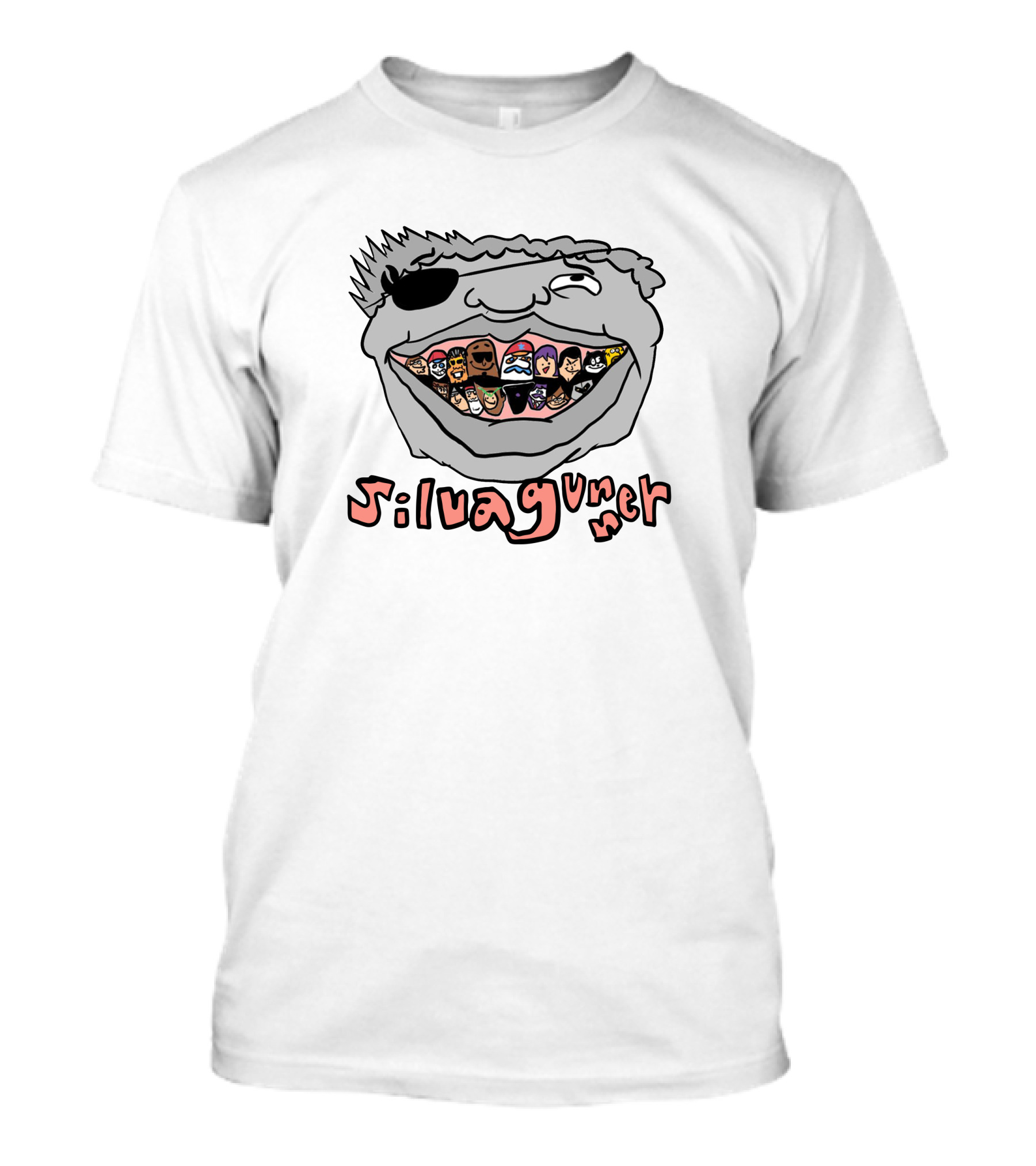 SilvaGunner Character Faces Smile Compilation T-Shirt