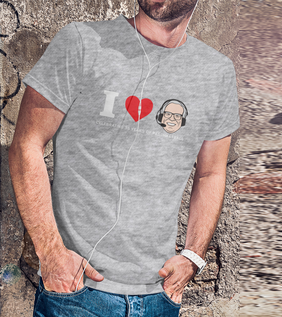 I Love Celebrating 35 Years Of Paschketball T-Shirt