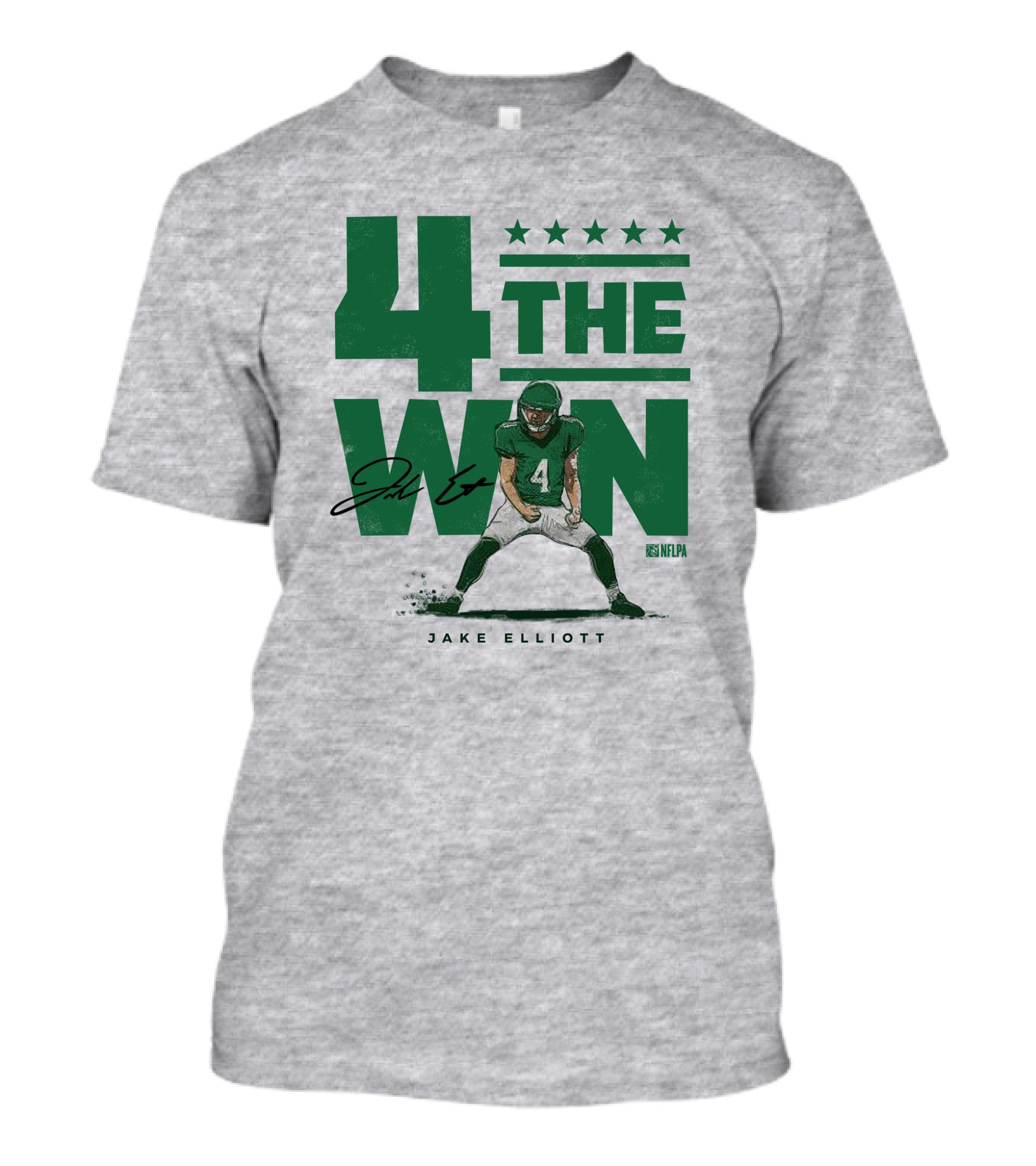 Jake Elliott 4 The Win NFLPA Football Player Nick Sirianni T-Shirt