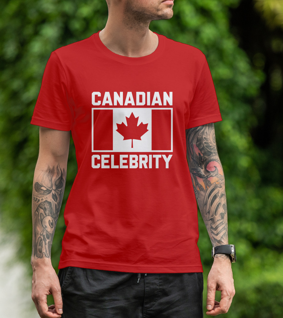 Canadian Celebrity Maple Leaf Flag Holy Elle T-Shirt