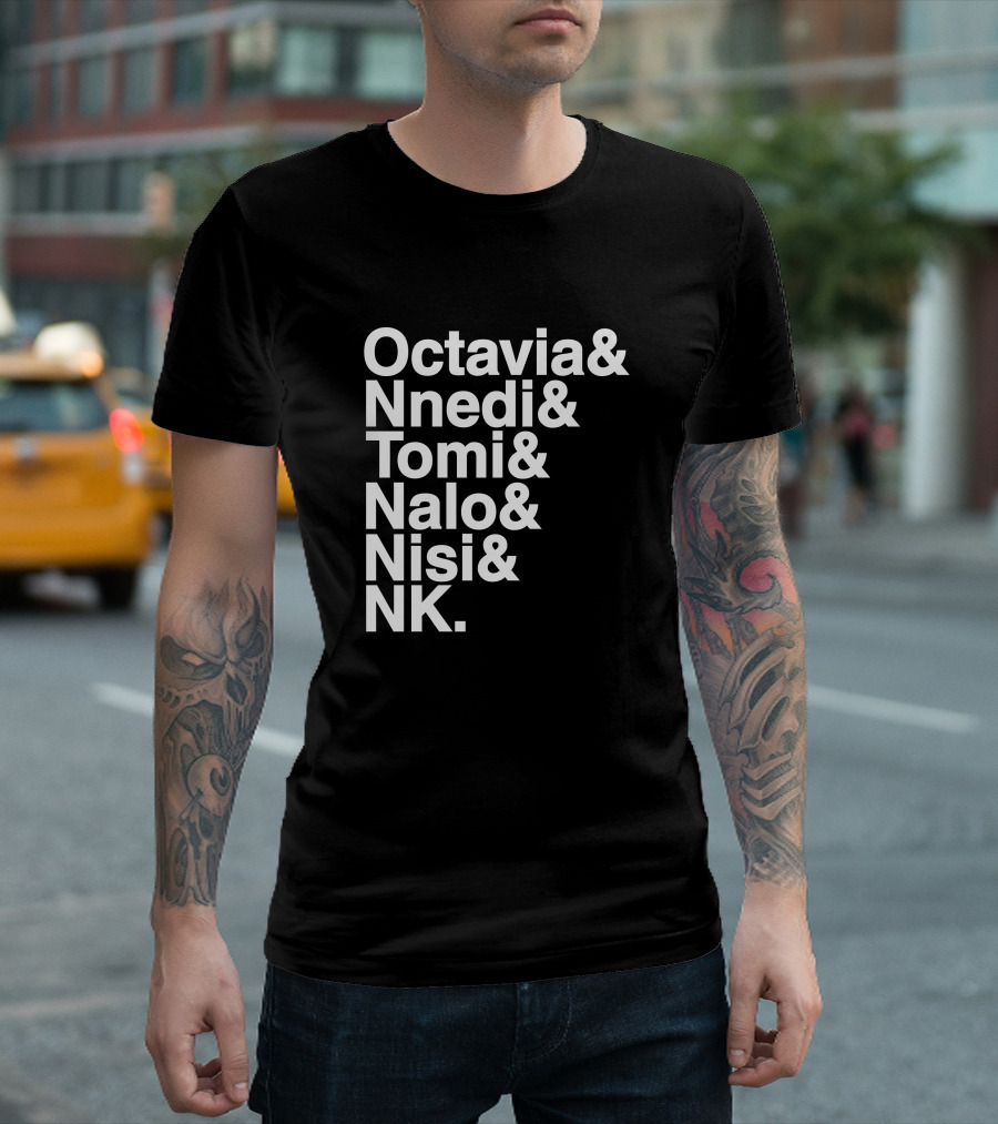 Octavia Nnedi Tomi Nalo Nisi NK Celebrated Authors T-Shirt