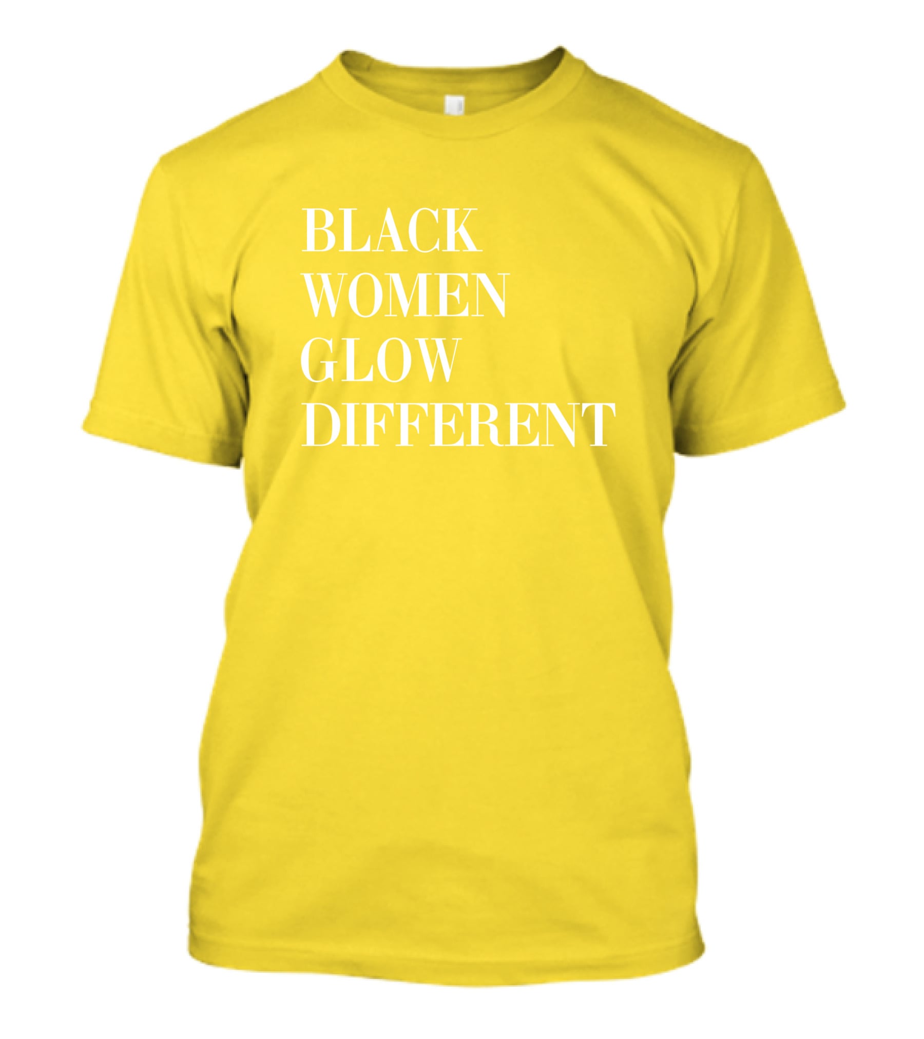 Black Women Glow Different Angela Bassett T-Shirt