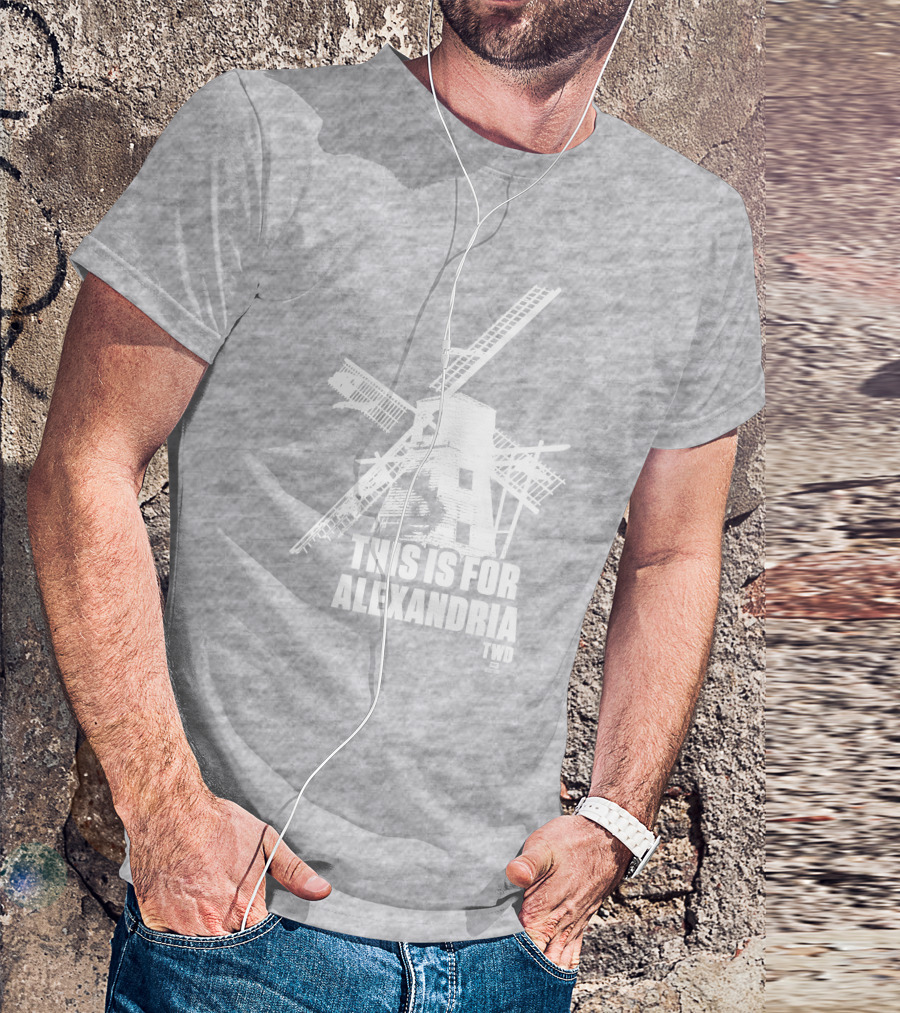 The Walking Dead TWD This Is For Alexandria Windmill T-Shirt