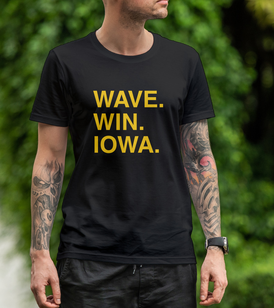 Obviousshirts Wave Win Iowa Cody Hills T-Shirt