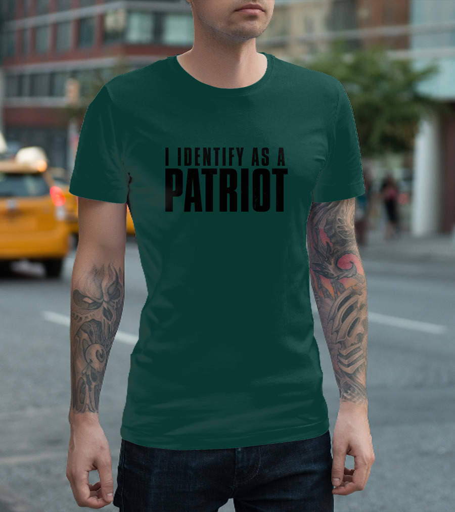 Patriot Crew Merch I Identify As A Patriot T-Shirt