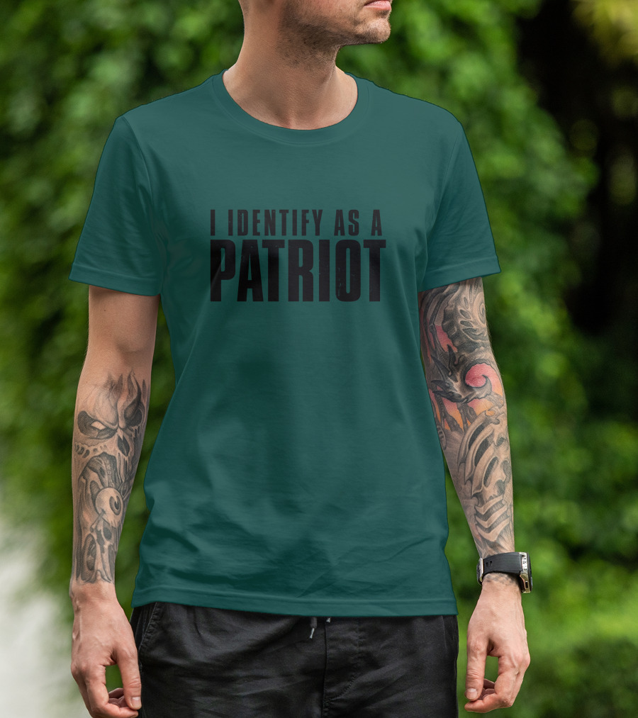 Patriot Crew Merch I Identify As A Patriot T-Shirt