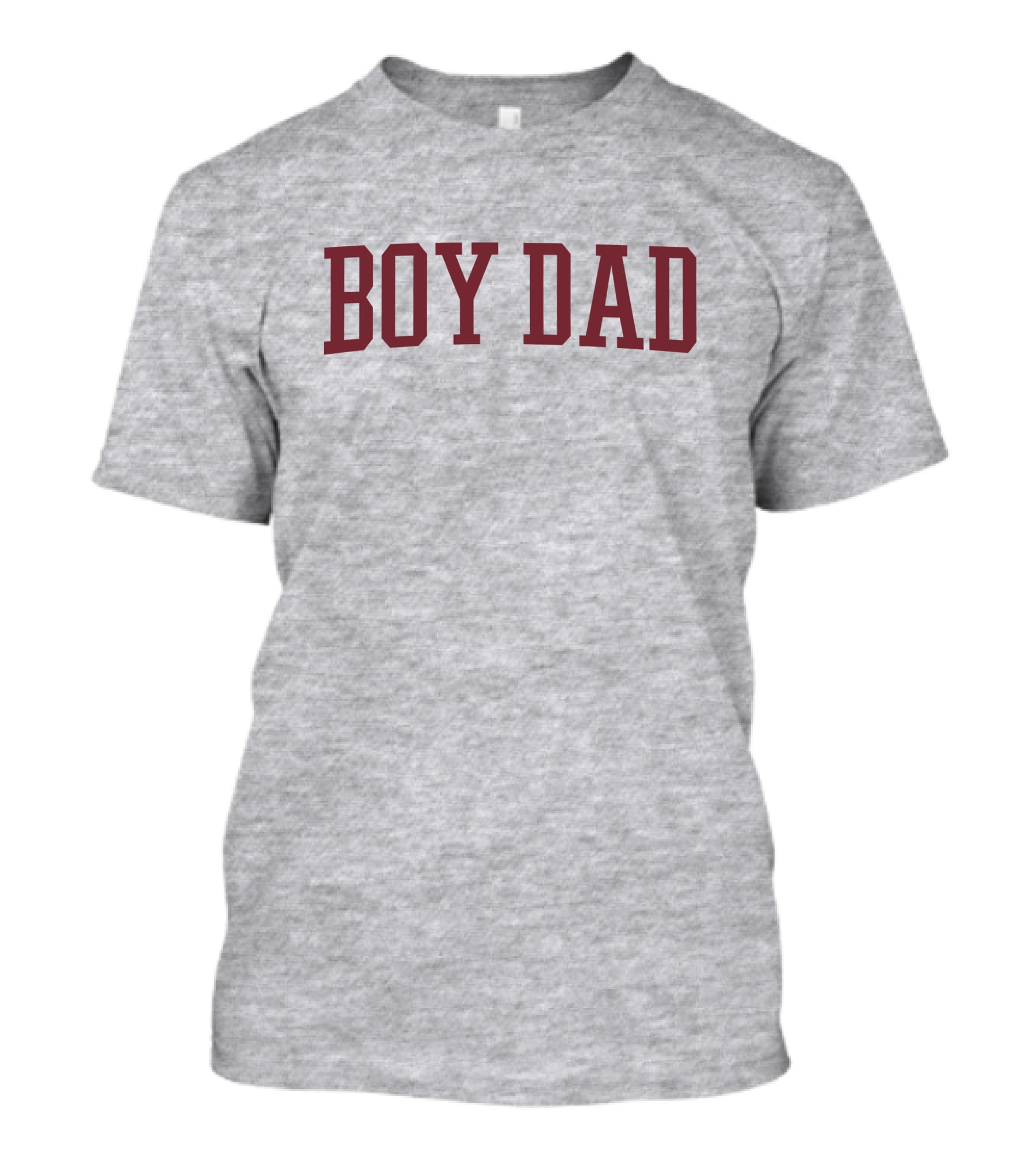 Boy Dad Red Text T-Shirt